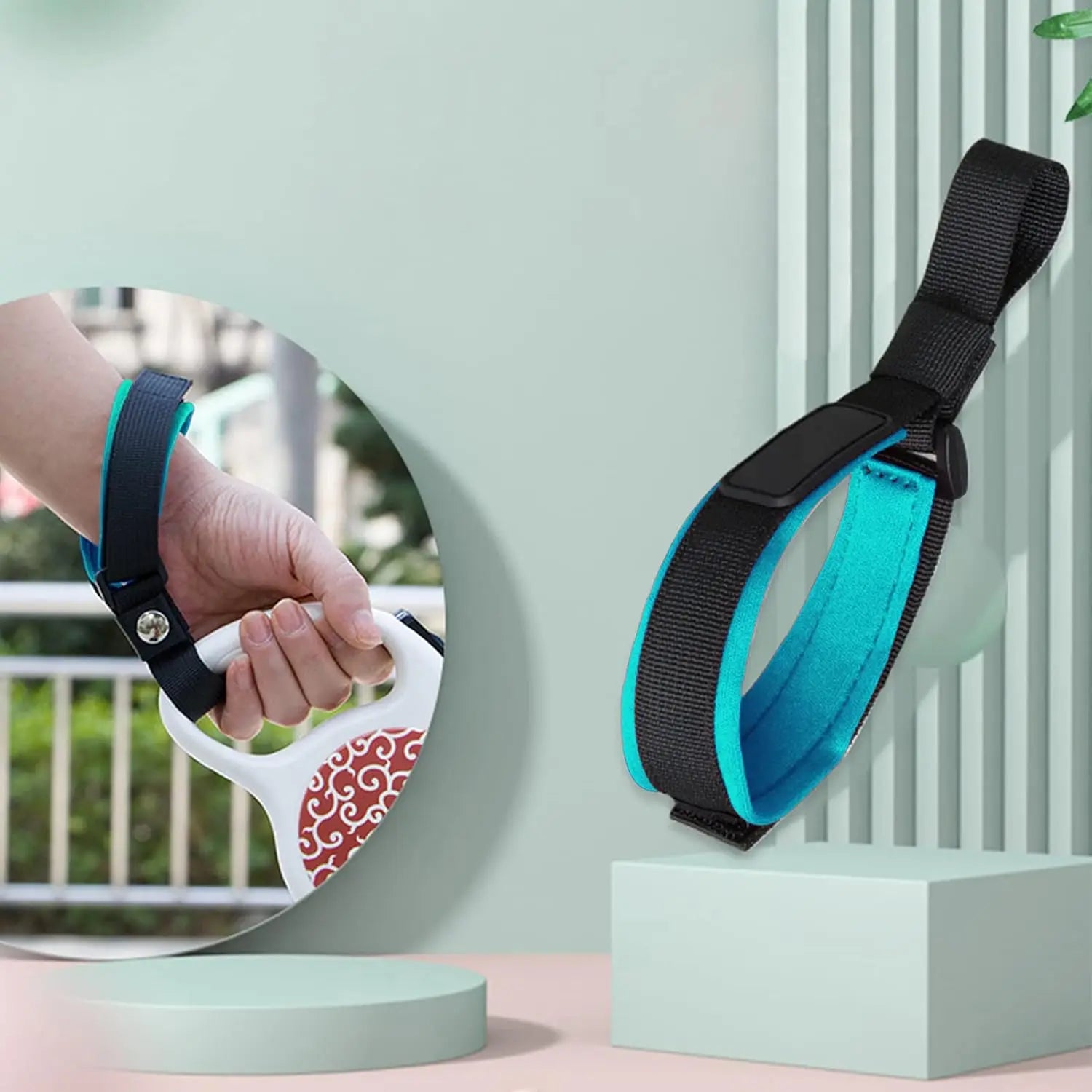 Retractable Dog Leash Add-On Accessory - Hand and Wrist Strap - for Greater Comfort, Loosen Grip for Your Hands and Better Contr