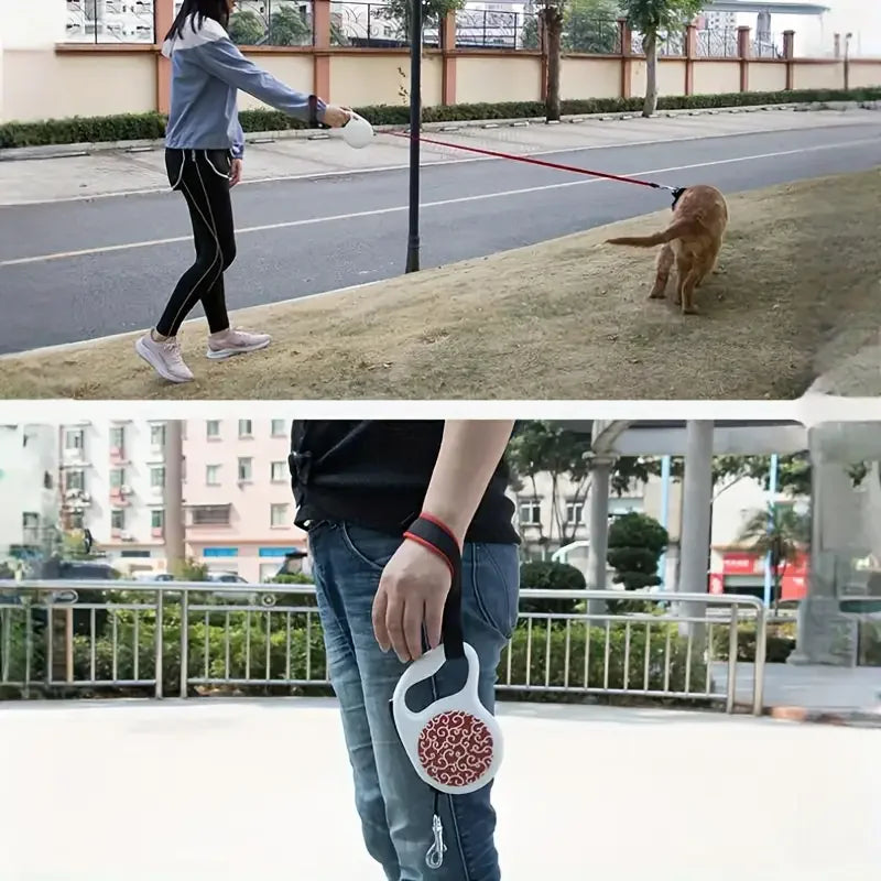 Retractable Dog Leash Add-On Accessory - Hand and Wrist Strap - for Greater Comfort, Loosen Grip for Your Hands and Better Contr