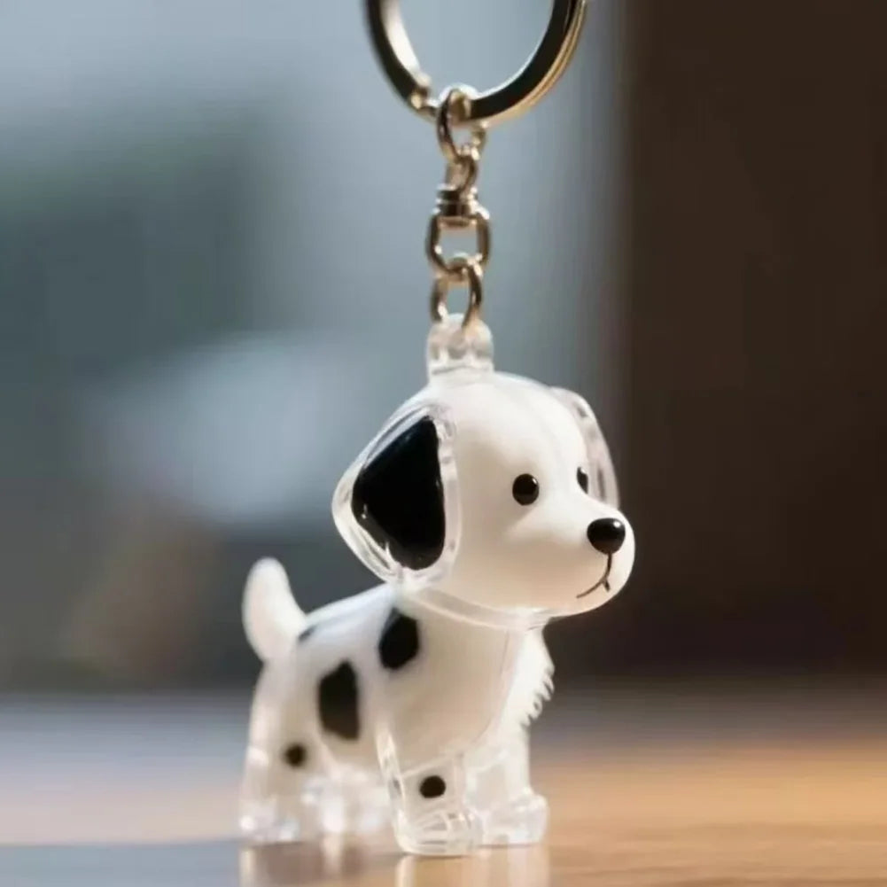 Cute Pet Memorial Healing Pendant Dog Hair Storage Box Transparent Pet Hair Keepsake Pendant Cat/Dog Lover Keyring Accessory (Copy)